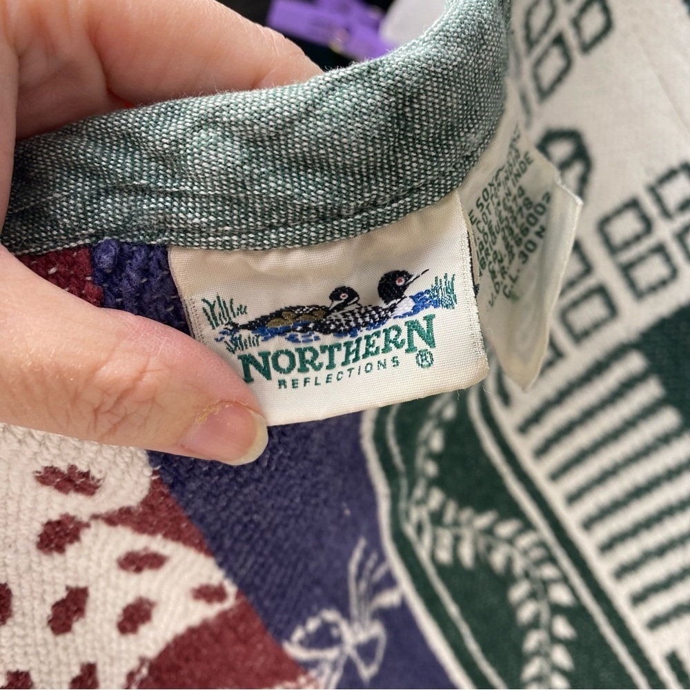 Northern Reflections Cabin Heart Woven Throw 50x60 Cottagecore Lodge Tapestry 90 - Picture 2 of 9